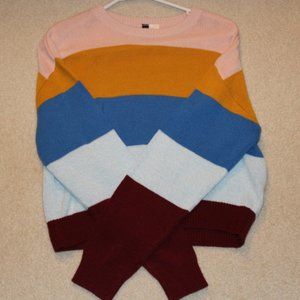 Striped Cropped Sweater